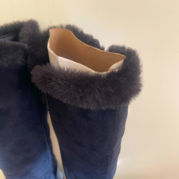 NWT wanted velvet, fur , leather Boots for women - Picture 5 of 12